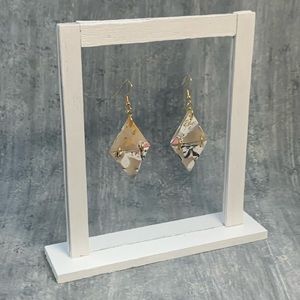 Translucent Handcrafted Clay Earrings (Hypoallergenic earring wires)